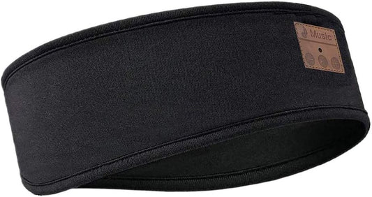 Sleep Headphones Wireless Music Sports Headband, Sleeping Headphones Headband Washable Sweatband Hairband with Ultra-Thin Stereo Speakers Mic for Women Men Running Jogging Yoga Travel